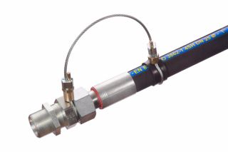 Sicurezza antistrappo per tubi flessibili Cablelock