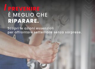 Prima delle ferie estive, pensa alla manutenzione!